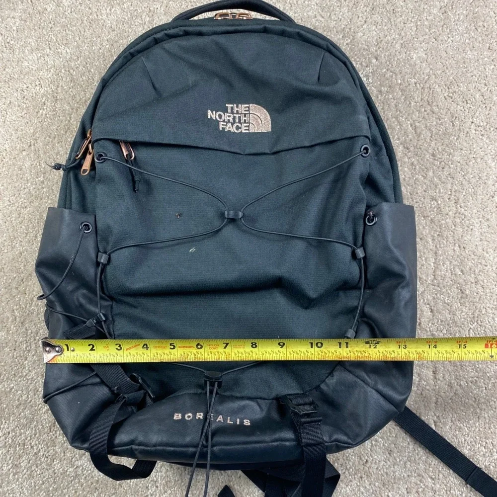 The North Face Borealis Backpack Black Rose Gold Women Laptop Bag